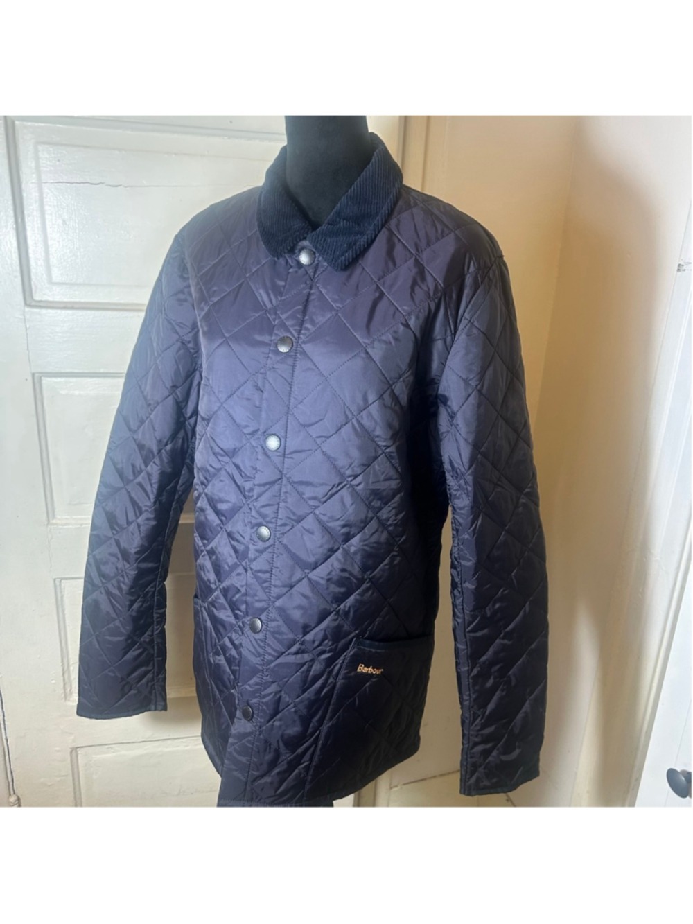 Barbour Men's Heritage Liddesdale Quilted Chore Jacket Large Outdoor Classic - Picture 2 of 8